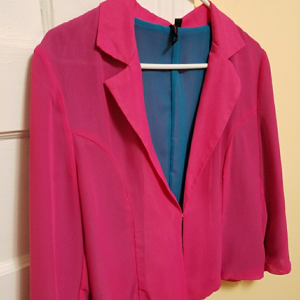 Pink blazer